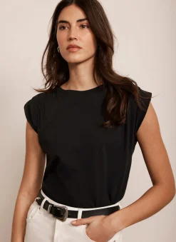 Clearance Cotton Extended Shoulder T-Shirt T-Shirts|T-Shirts