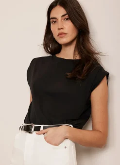 Clearance Cotton Extended Shoulder T-Shirt T-Shirts|T-Shirts