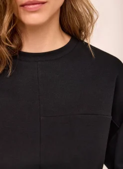 Online Cotton Seam Detail T-shirt All Tops|Tops
