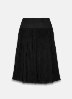 New Drop Waist Crinkle Midi Skirt Midi Skirts|Skirts