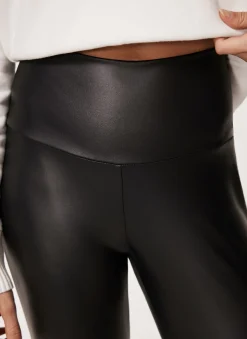 Faux Leather Leggings Leggings & Joggers|Trousers