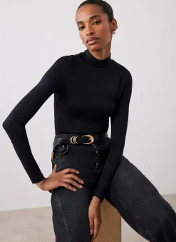 Outlet High Neck Layering Top Essentials