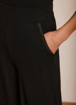 Jersey Palazzo Wide Leg Trousers Trousers