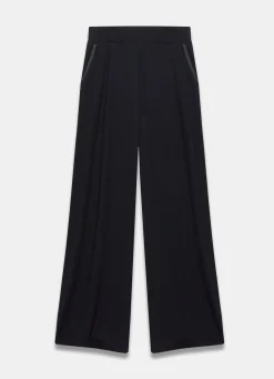 Jersey Palazzo Wide Leg Trousers Trousers