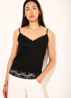 Clearance Lace Detail Camisole Top T-Shirts|T-Shirts