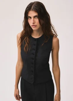 Sale Lace Trim Waistcoat Waistcoats