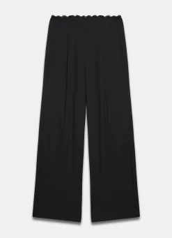 Best Lace Trim Wide Trousers Wide Leg Trousers|Trousers