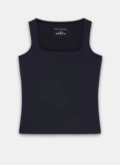 Discount Layering Scoop Neck Vest T-Shirts|T-Shirts