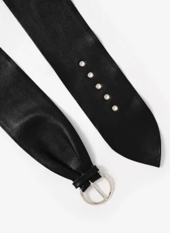 Discount Leather Soft Wide Waist Belt Belts