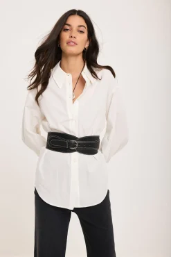 Hot Leather Wide Waist Belt Belts