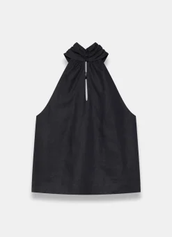 Clearance Linen Halter Top All Tops|Tops