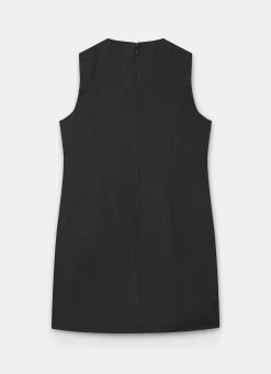 Linen Sunray Button Mini Dress Summer Dresses|Mini Dresses