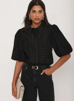 Petal Detail Shirt Shirts & Blouses