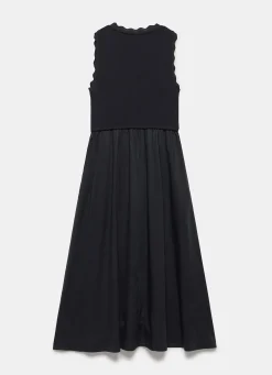 Best Scallop Trim Midi Dress Summer Dresses|Midi Dresses