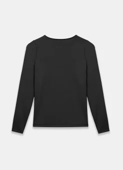 Sale Scoop Neck Long Sleeve Top Essentials