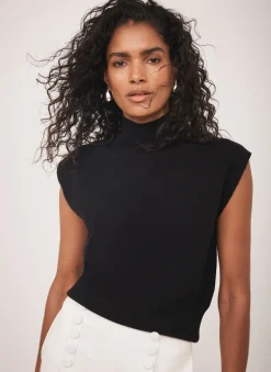 Sleeveless Knit Top Knitted Tops|Knitted Tops