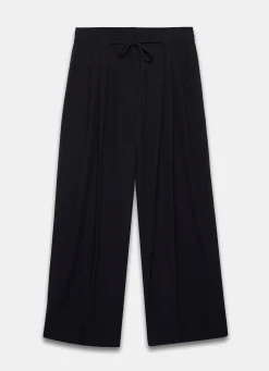 Discount Tie Detail Wide Trousers Wide Leg Trousers|Trousers
