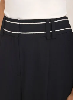 Best Waist Detail Wide Trousers Wide Leg Trousers|Trousers