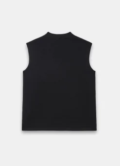 Sale Wool Blend Sleeveless Knit Top Knitted Tops|Knitted Tops