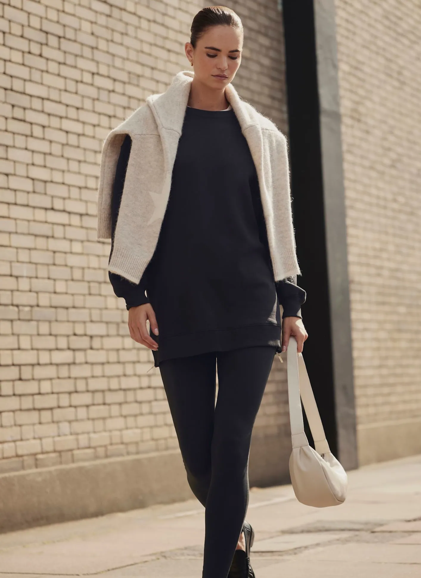 Zip Longline Sweatshirt Sweatshirts|Sweatshirts