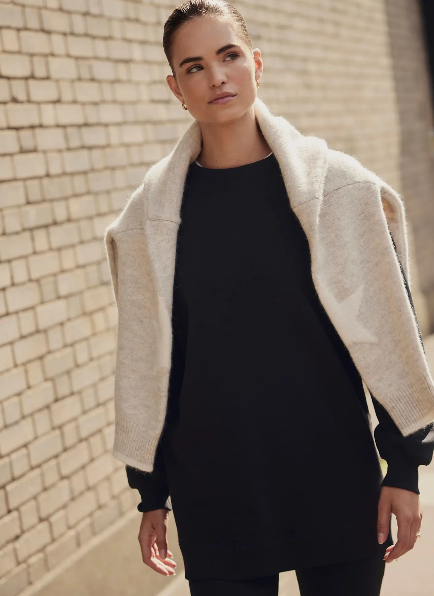 Zip Longline Sweatshirt Sweatshirts|Sweatshirts