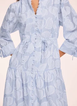 Online Cotton Floral Shirt Midi Dress Summer Dresses|Midi Dresses