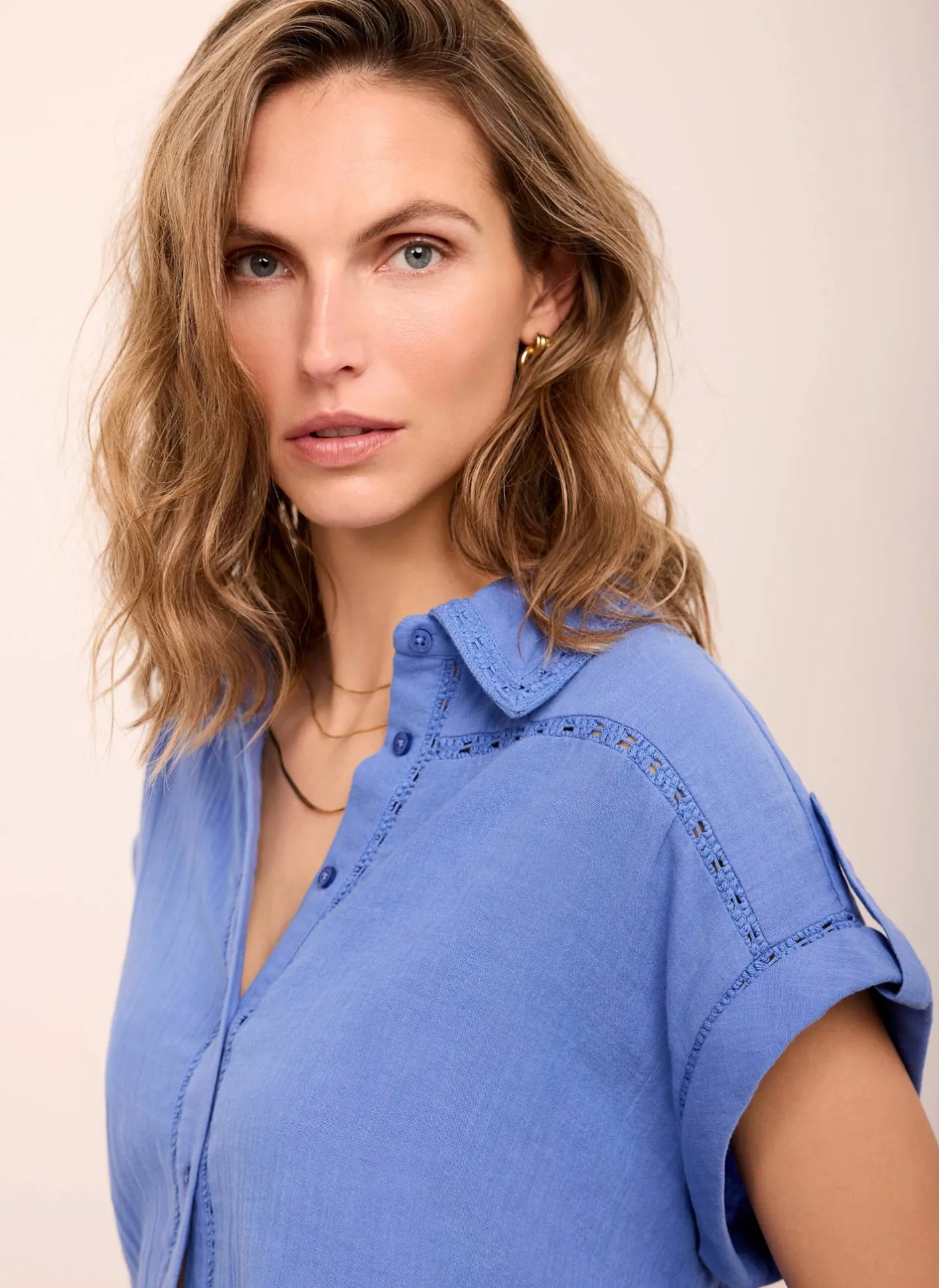 Clearance Cotton Shirt And Shorts Set Shorts|Trousers