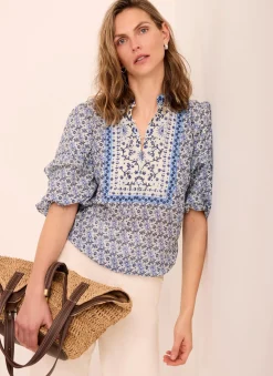 Outlet Floral Print Blouse Shirts & Blouses|All Tops