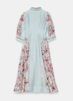 Online Floral Print Midi Shirt Dress Occasion Dresses|Occasion Dresses
