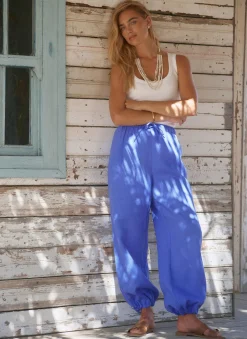 Discount Linen Balloon Trousers Trousers