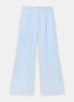 Best Linen Blend Wide Leg Trousers Wide Leg Trousers|Trousers