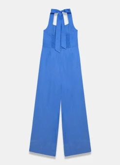 Clearance Linen Halter Jumpsuit Summer Dresses|Linen Dresses