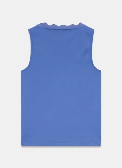 Best Scallop Trim Vest Top T-Shirts|T-Shirts