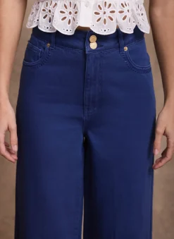Hot Washed Refined Wide Jeans Jeans|Wide Leg Jeans