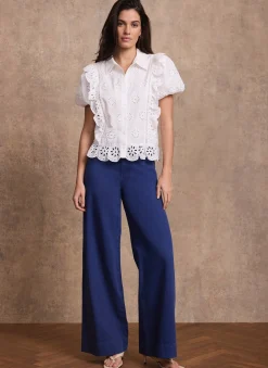 Hot Washed Refined Wide Jeans Jeans|Wide Leg Jeans