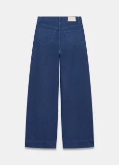 Hot Washed Refined Wide Jeans Jeans|Wide Leg Jeans