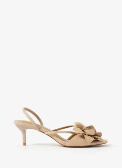 Clearance Bri Suede Flower Detail Heels Heels|Heels