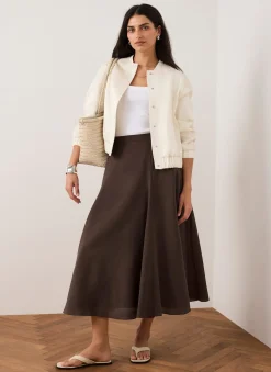 Hot A Line Midi Skirt Midi Skirts|Skirts