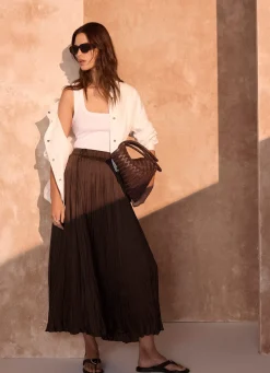 Sale Crinkle Maxi Skirt Maxi Skirts|Skirts