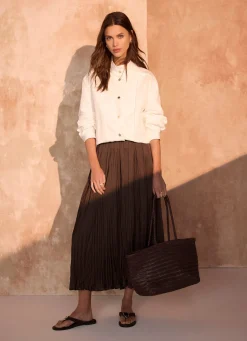 Sale Crinkle Maxi Skirt Maxi Skirts|Skirts