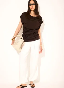 Discount Layered Drape Top All Tops|Tops