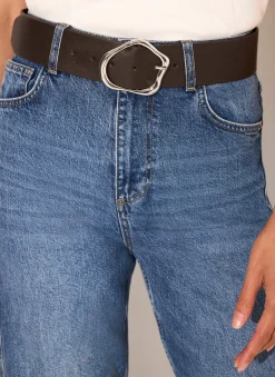 Sale Leather Wide Belt Belts