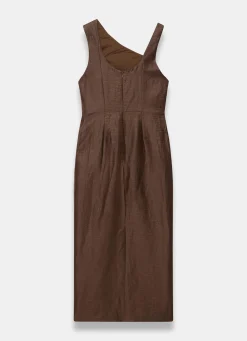 Best Linen Blend Midi Dress Occasion Dresses|Occasion Dresses