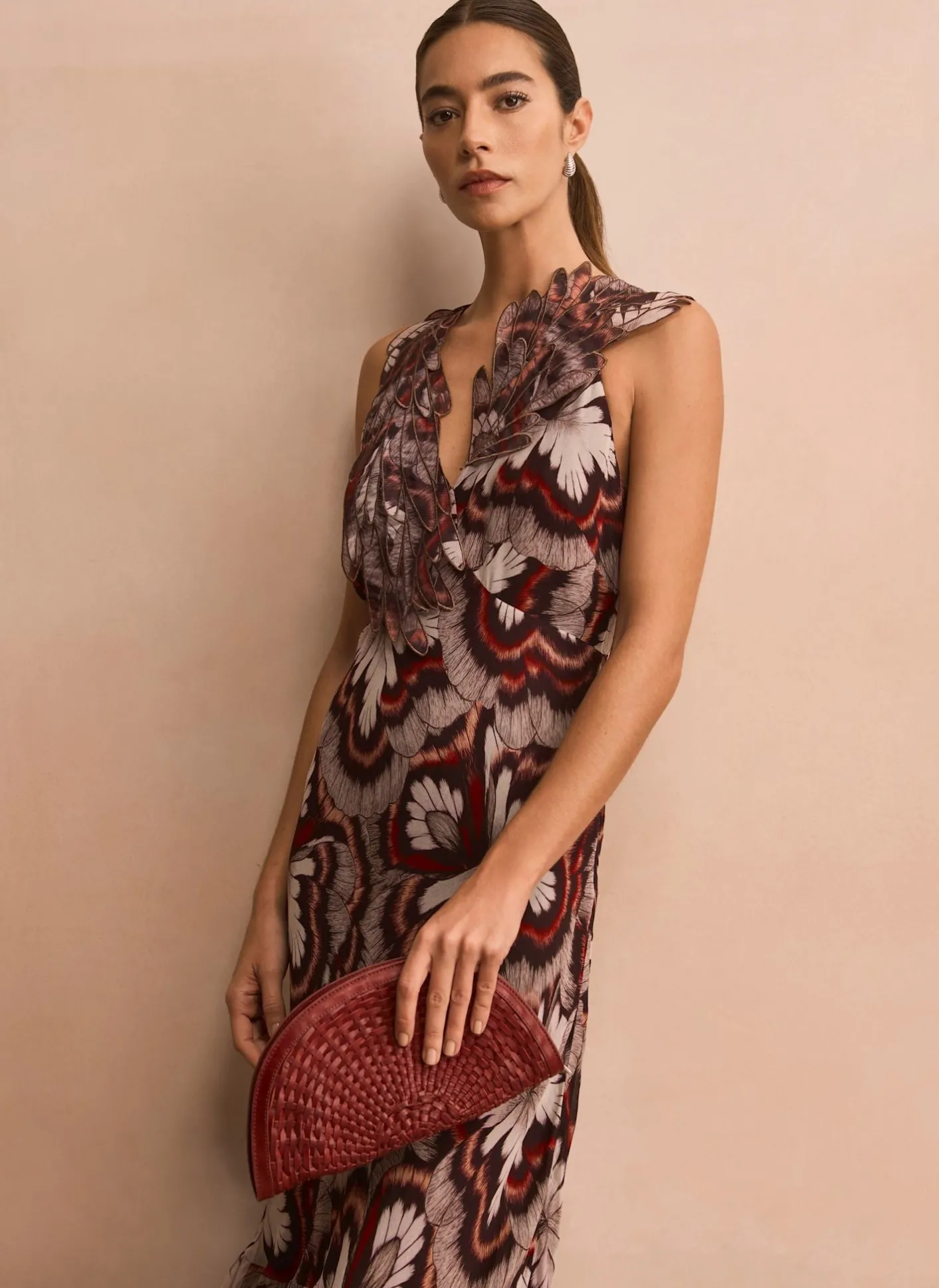 Outlet Printed Maxi Dress Occasion Dresses|Occasion Dresses