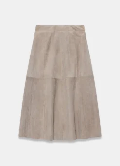 Sale Suede Midi Skirt Midi Skirts|Skirts