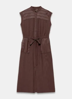 Outlet Utility Midi Shirt Dress Midi Dresses|Shirt Dresses
