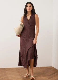 Crinkle Maxi Dress Maxi Dresses