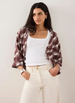Outlet Graphic Print Shirt Shirts & Blouses