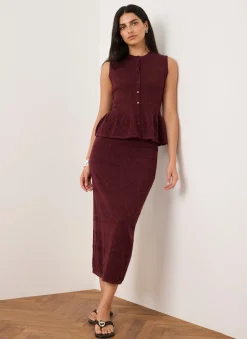 Sale Knit Midi Skirt Midi Skirts|Skirts