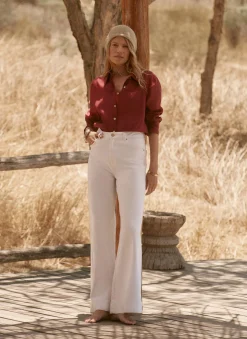 Online Linen Blend Shirt Shirts & Blouses